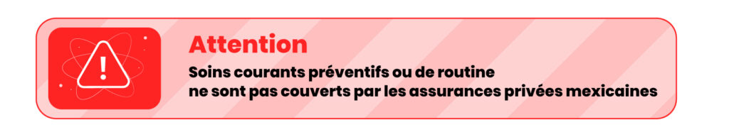 Limite de l'assurance privée mexicaine