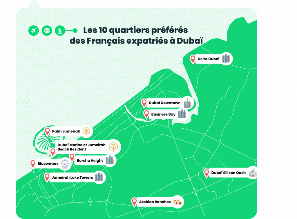Les quartiers préférés des Français expatriés à Dubaï